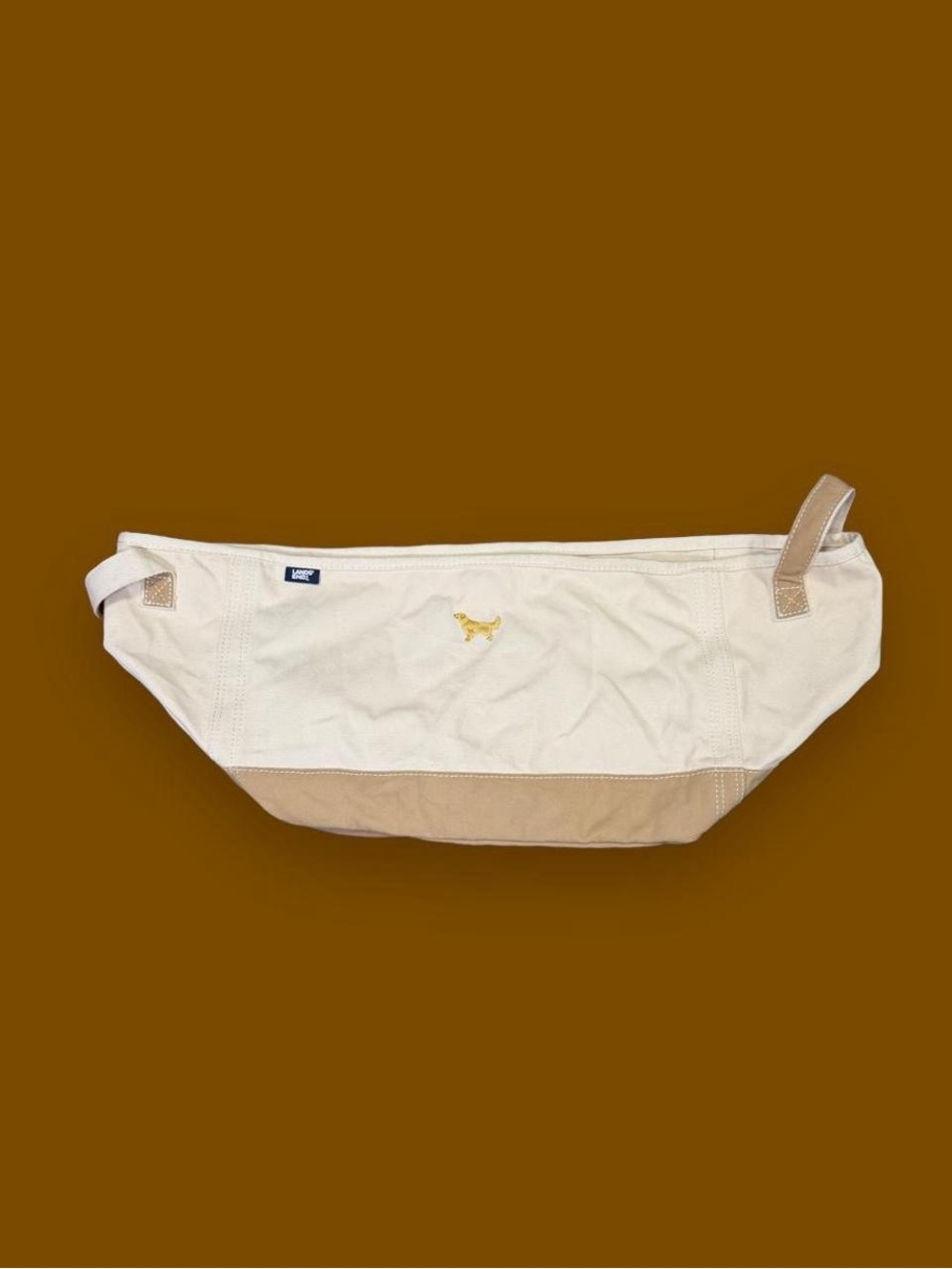 Land’s End Cotton Dog Tote Bag